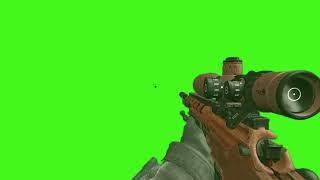 sniper rifle green screen no copyright