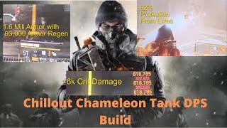 The Division 2 Chillout Tank DPS build with 62% PFE,1.6 Mill Armor