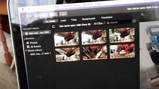 How to delete iMovie library vids