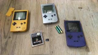 EZ Flashcard Junior Boot & Noise Comparison: Unmodded vs Modded Game Boy Pocket & Game Boy Color