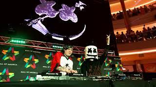 Marshmello & SVDDEN DEATH At MELLODEATH Pop Up, Mall Of America 2024 [masku Remake]