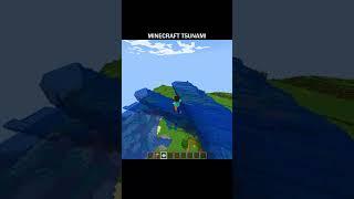 Minecraft tsunami #minecraft #shorts