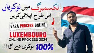 Luxembourg 100% Work Visa - Apply Online Jobs 2024 - Luxembourg Biggest Offer for Pakistani