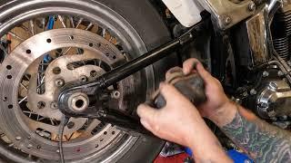 How to Replace Rear Brake Pads on a Harley Twin Cam Softail