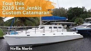 Yacht Walkthrough - Custom Build Len Jenkins Catamaran