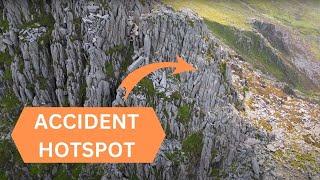 Tryfan's North Ridge: The Most Dangerous Section [North Tower]