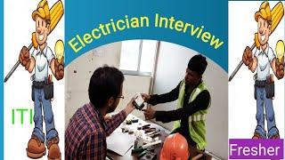 इलेक्ट्रीशियन साक्षात्कार प्रश्न और उत्तर ‍‍  Electrician Interview Questions answers