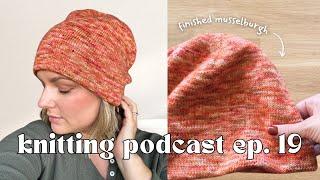 Finished Musselburgh, 4 WIPs (2 New!), #FallFeelsKAL Makers, & Gilmore Girls Book | Knitting Podcast