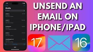 How To Unsend An Email After You Have Sent It On iPhone/iPad