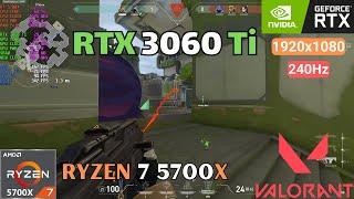 Valorant RTX 3060 TI Ryzen 7 5700X Low Competitive Settings | GAMING TEST 2023