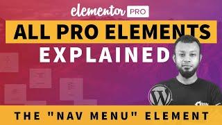 Navigation Menu Widget Tutorial | Elementor Pro Tutorial