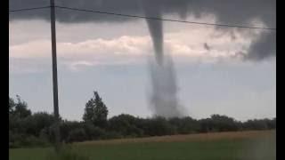 Tornado in Belarus (11.07.2016)