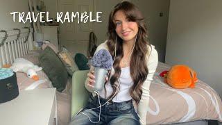 ASMR Close whisper travel ramble️