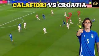 Riccardo Calafiori: The art of composure & technique vs Croatia 24/06/24 | clip by clip analysis
