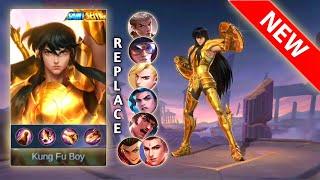 SCRIPT CHOU LIBRA SHIRYU SAINT SEIYA SKIN W/ SKILL ICON 2023 | NO PASSWORD | FT.CHOU NEW SKIN REVIEW