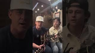 Playing a little bit of #haggardblues with my boy!!! Y’all want more of these?? #aaronwatson