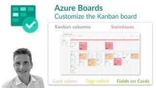 Azure DevOps Boards - Kanban board settings (columns, card fields, colors and swimlanes)