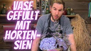 Hortensien in Vase einstellen Tipps und Tricks