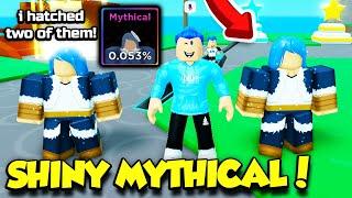 I Got INSANE NEW SHINY MYTHICAL FIGHTERS In Anime Fighters Simulator SLIMEY ISLAND!! (Roblox)