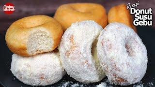 Donut Susu recipe dan TIPS RAHSIA donut susu jadi gebu dan lembut.