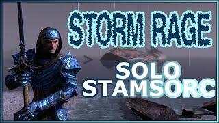 ESO - Storm Rage - Solo Stamina Sorcerer for ALL Solo Content! Update 35 - Lost Depths Patch