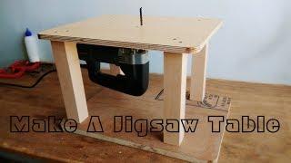 Homemade Jigsaw Table Machine || DIY  Jigsaw Table