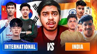 INTERNATIONAL PRO vs INDIAN PRO PLAYER 1vs4 CLUTCH | BEST Moments in PUBG Mobile