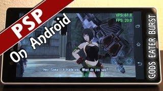 Gods Eater Burst (PPSSPP v0.7.6-1510) PSP Emulator on Android