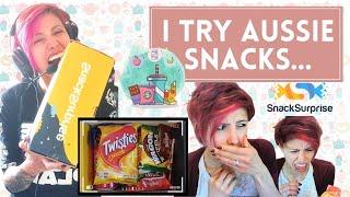 Reaction to Trying Aussie Snacks │ Snack Surprise │ Lorna Salvatore