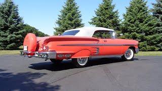 1958 Chevrolet Chevy Impala Convertible 348 Tri Power in Red & Ride My Car Story with Lou Costabile