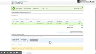 Processing Expense Claims - Xero