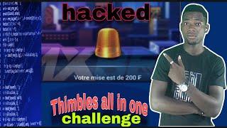 Thimbles all in one hack Challenge dans 1xgame || #betwinner #1xbet