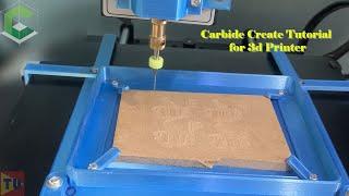 How to use Carbide Create to generate the g code file for 3d printer (simple and easy tutorial)