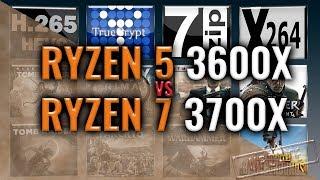 Ryzen 5 3600X vs Ryzen 7 3700X - 15 Tests  – Which is better?