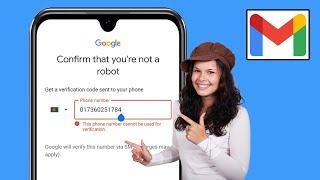 This Phone Number Cannot Be Used for Verification | Gmail Account Phone Number Verification Error