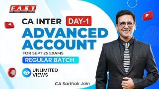 CA Inter Adv. Accounting LIVE Batch by CA Sarthak Jain