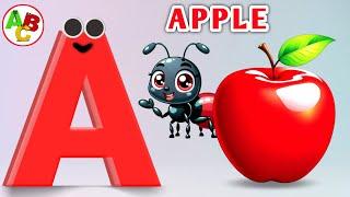 " Sing & Learn ABC Phonics! ️️ Fun Alphabet Song for Kids "// A For Apple  A For Ant