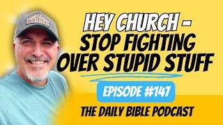 Stop nitpicking & arguing over foolish things! You're scaring people away!  2 Timothy 2:14-26