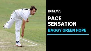Australia's new pace bowling sensation loves 'intimidating' his opponents | ABC News