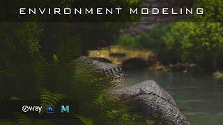 ENVIRONMENT MODELING #maya #vray #vrayrender #photoshop #compositing #cgi #vfx