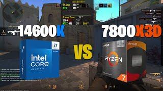 14600K VS 7800X3D - Counter Strike 2