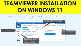 TeamViewer installation on windows 11 | How to Install Team Viewer Windows 11 | What is TeamViewer