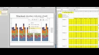 ExcelTheory.com Stacked Cluster Column Template