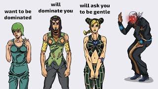Want To Be Dominated / Will Dominate You / Want To REACH HEAVEN | JJBA/JoJo's part 6 animation meme