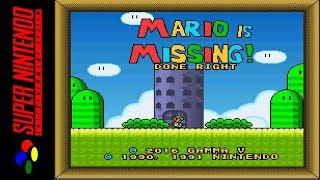 [Longplay] SNES - Mario is Missing! Done Right [Hack] (HD, 60FPS)