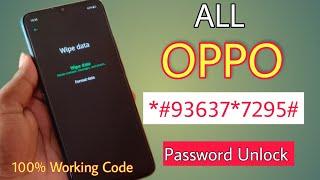 All Oppo Reset Password How to fix forgot lockscreen Password Any OPPO Password Unlock