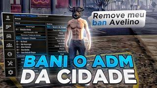 BANI O ADM COM MOD MENU E ELE CHOROU GTA RP