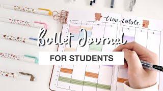 ️ bullet journal for students // simple and functional back-to-school bujo spreads