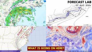 Wed 8/7/24 - Tropical Storm Debby | A small vorticity tutorial | US weather