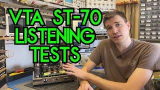 VTA ST-70 How Does it Sound w/ Various Levels of Negative Feedback? Listening Tests w/ Pedro Diaz